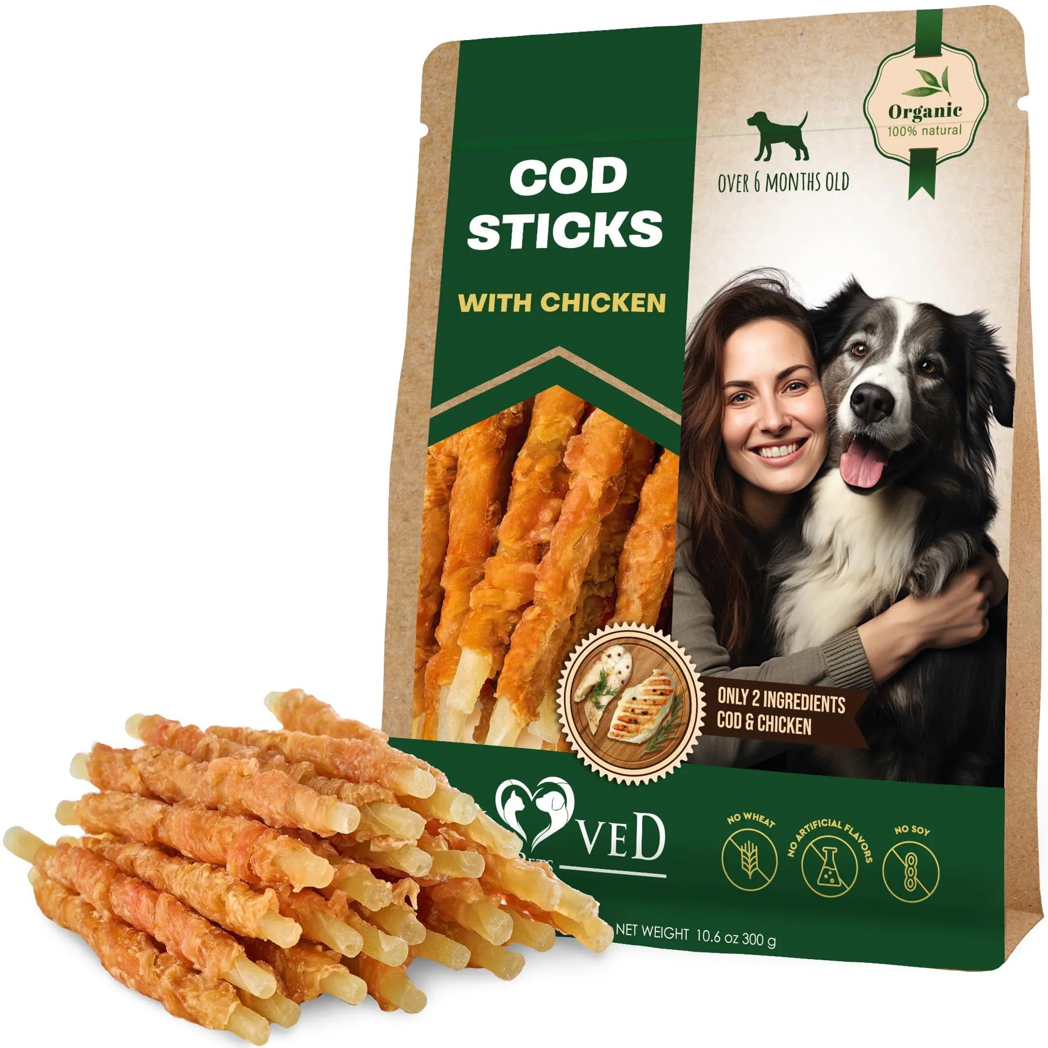 Cod Sticks Dog Treats