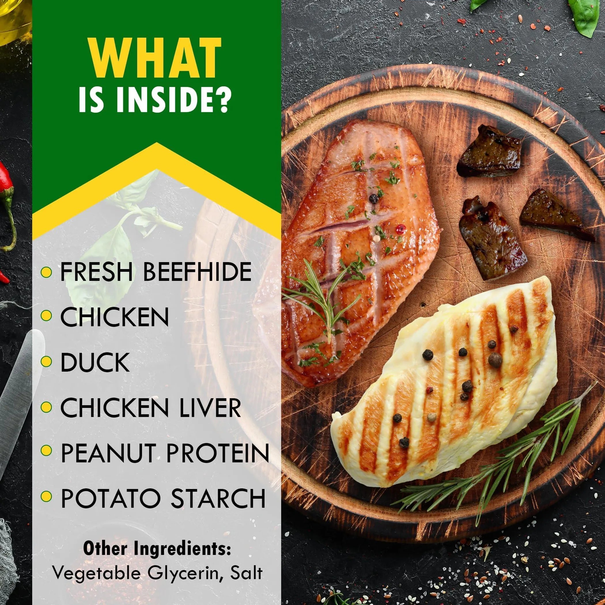 Dog Treats with Duck Chicken