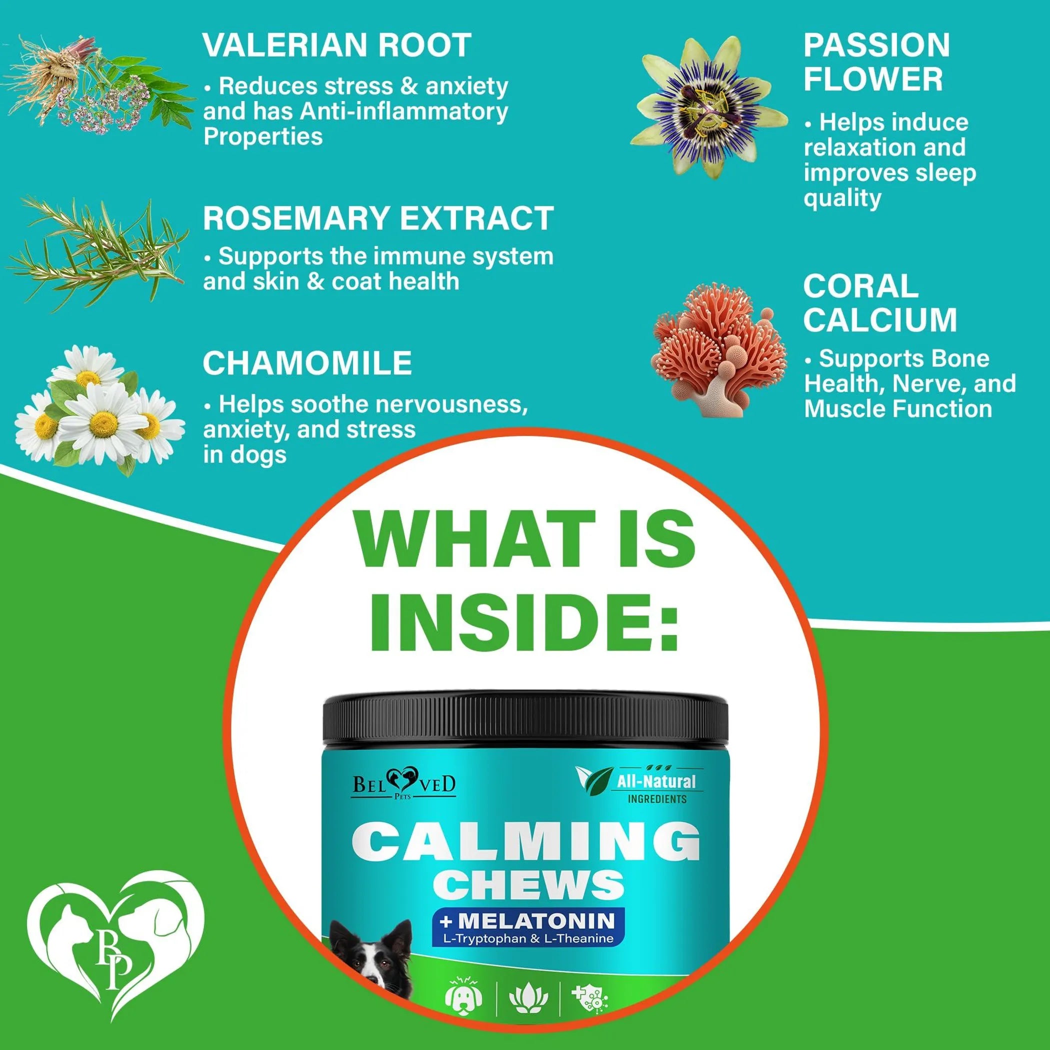 Hemp Calming Chews for Dogs & Puppy