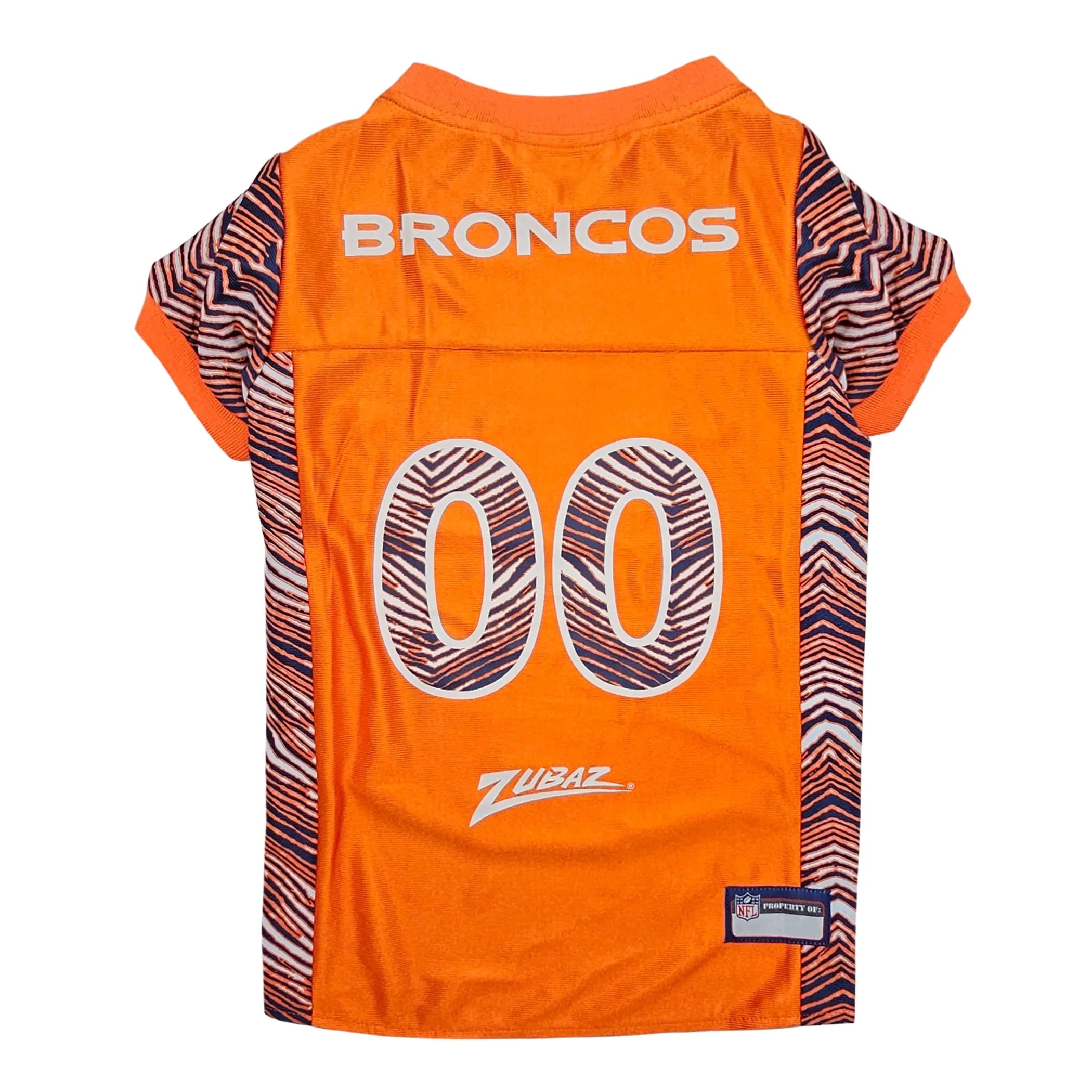 Denver Broncos Zubaz Pet Jersey