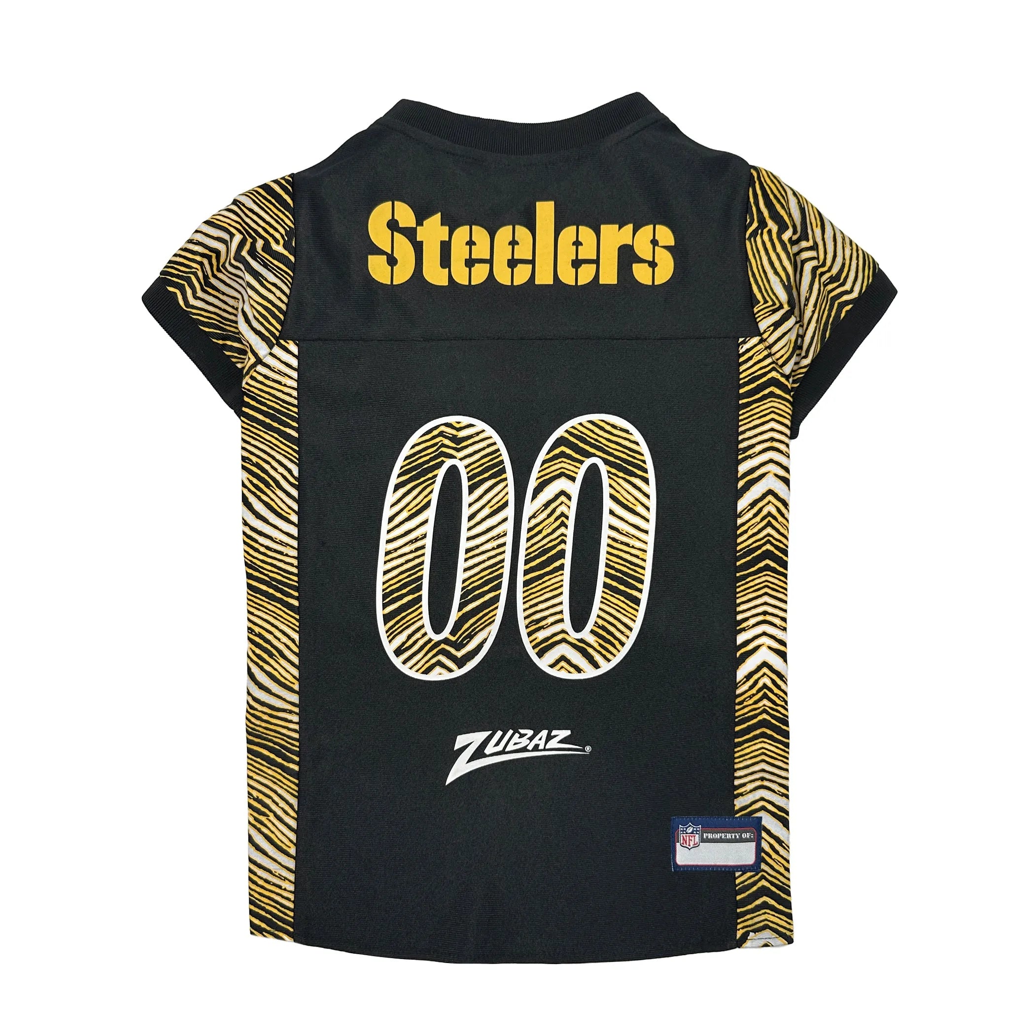 Pittsburgh Steelers Zubaz Pet Jersey