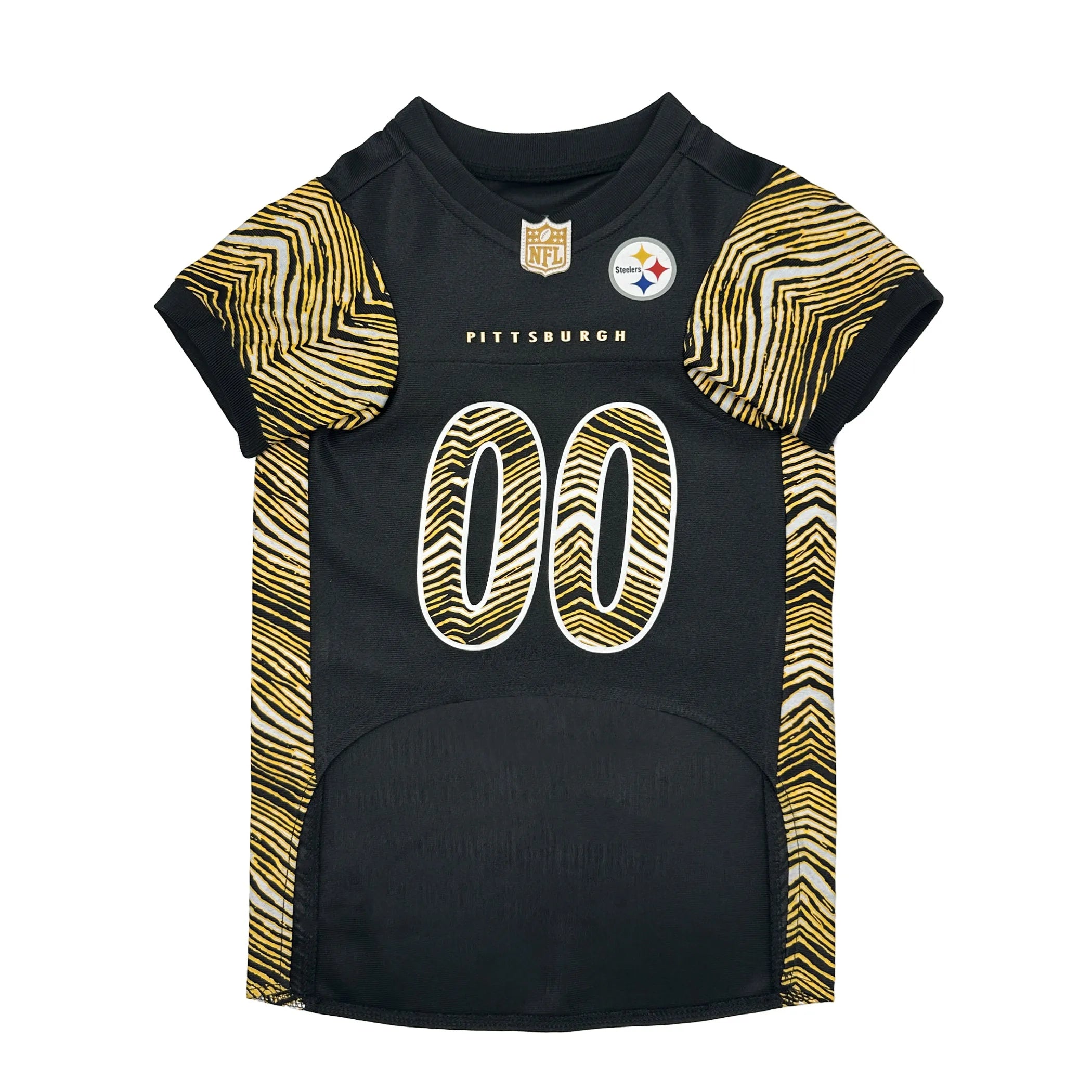Pittsburgh Steelers Zubaz Pet Jersey