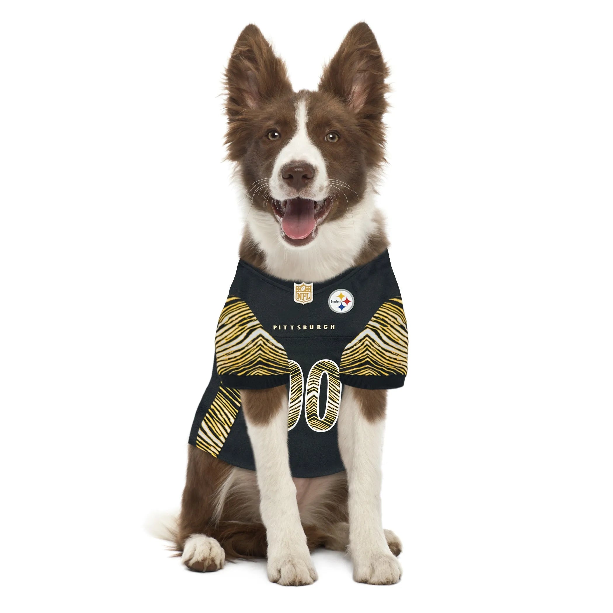 Pittsburgh Steelers Zubaz Pet Jersey