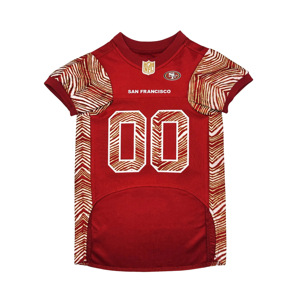 San Francisco 49ers Zubaz Pet Jersey
