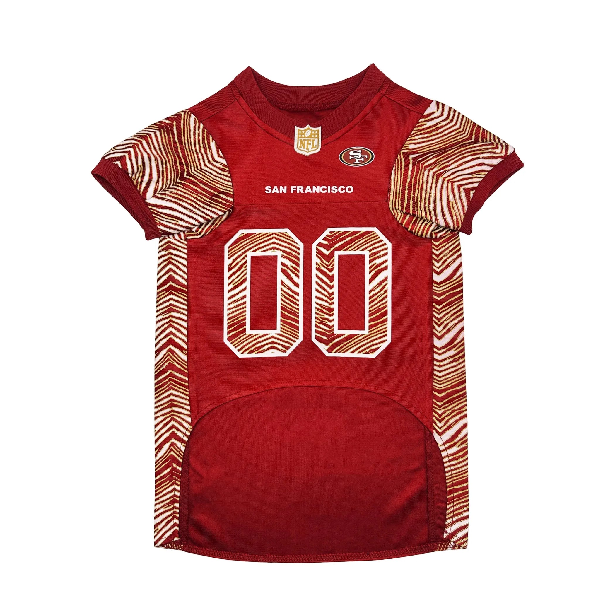 San Francisco 49ers Zubaz Pet Jersey