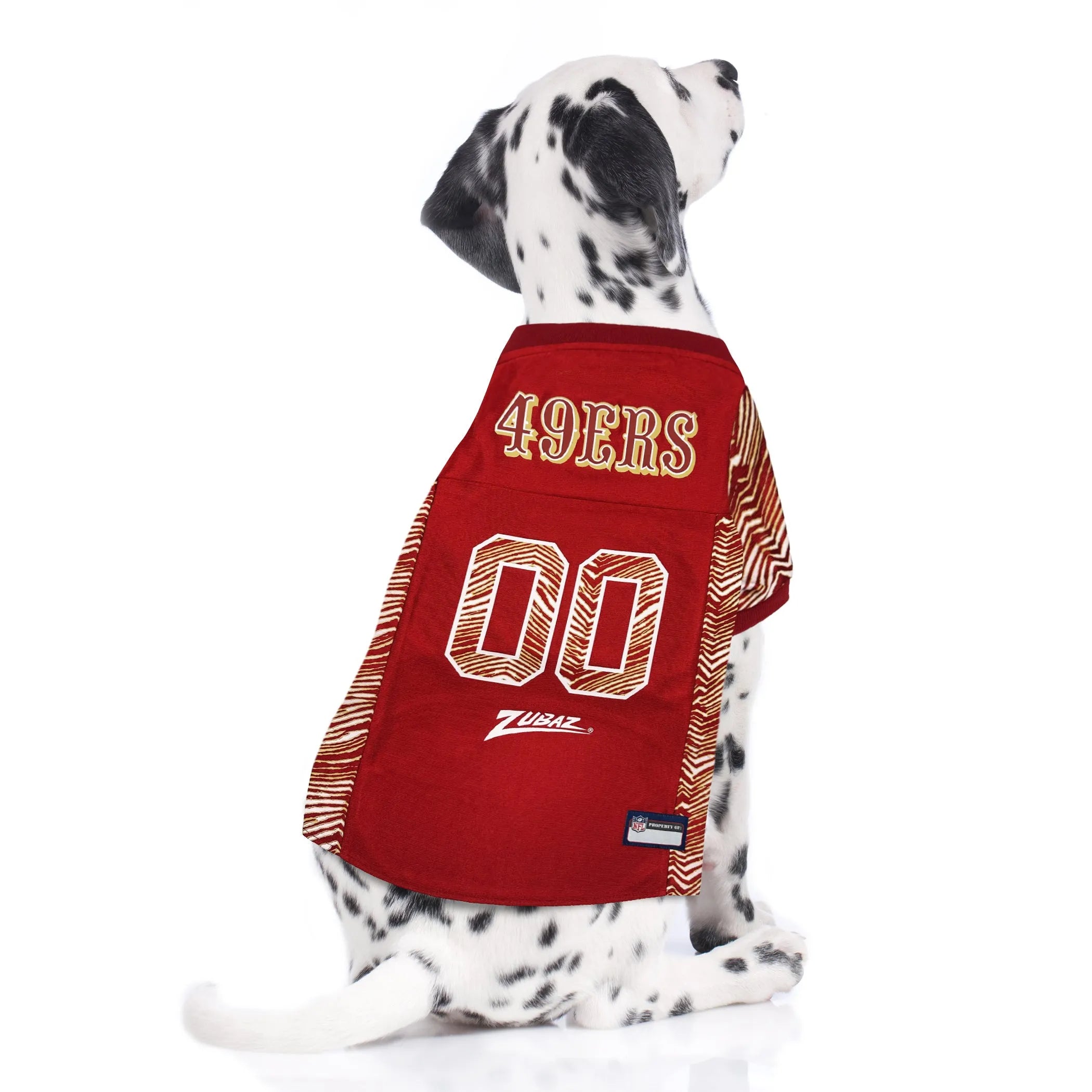 San Francisco 49ers Zubaz Pet Jersey