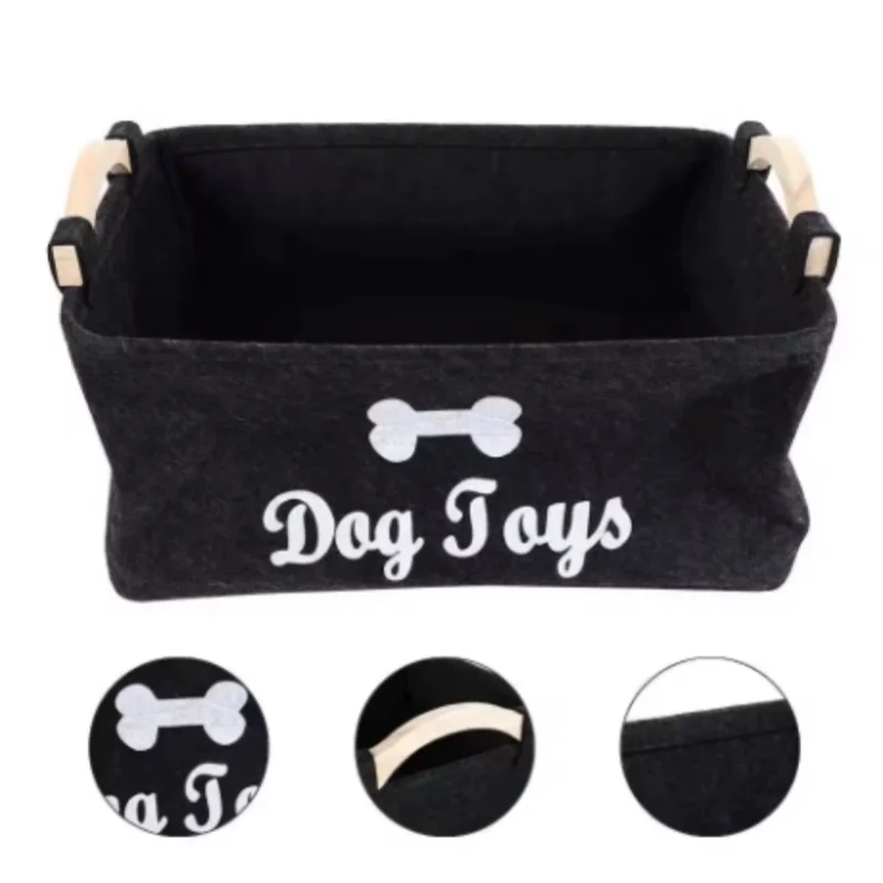 A Cat and Dog Toy Storage Box with Various Styles and Types, Made of
