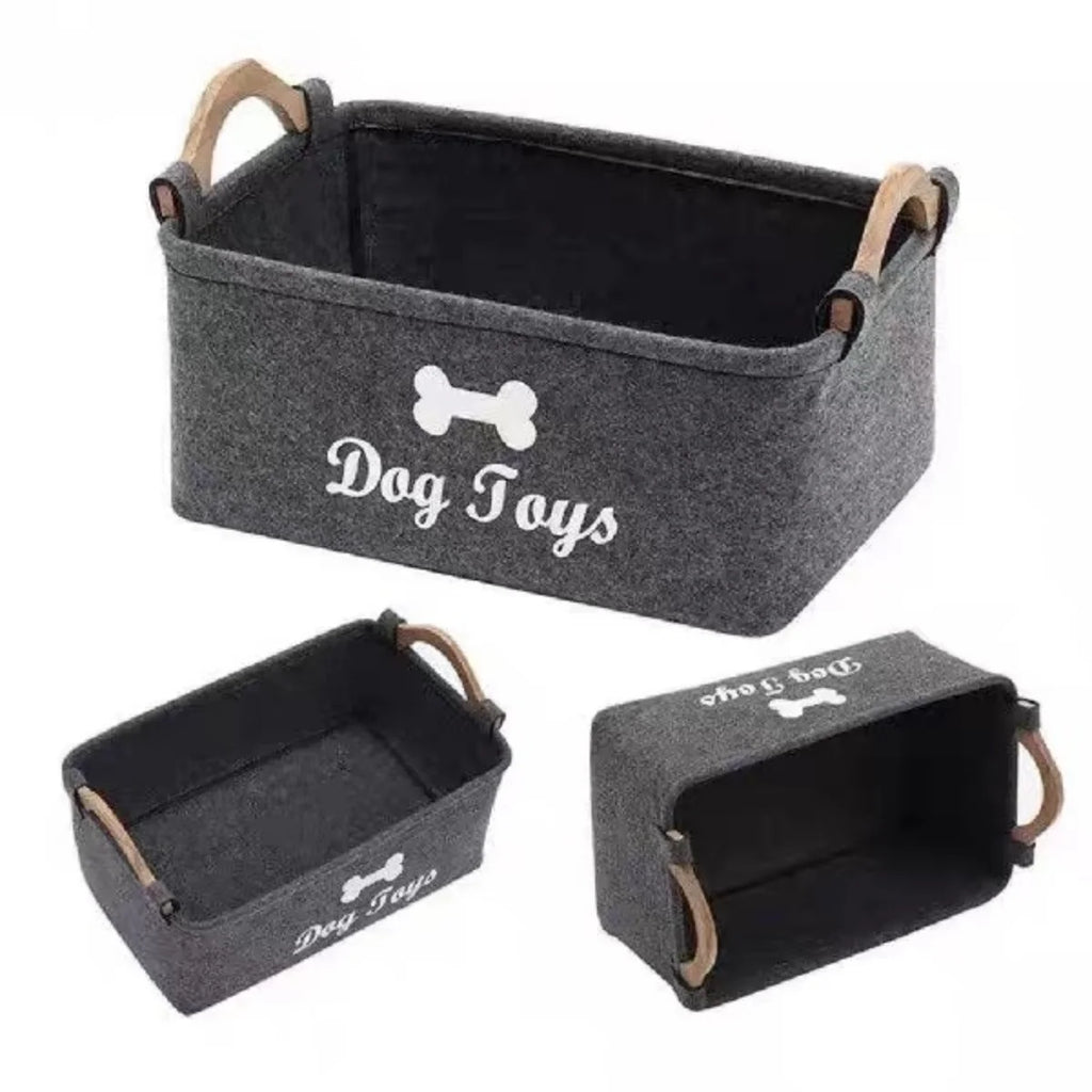 A Cat and Dog Toy Storage Box with Various Styles and Types, Made of
