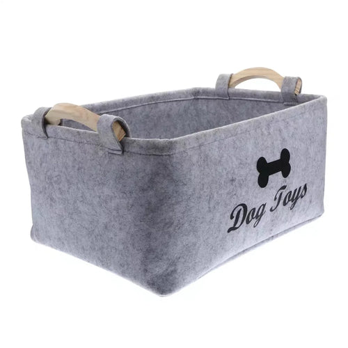 A Cat and Dog Toy Storage Box with Various Styles and Types, Made of