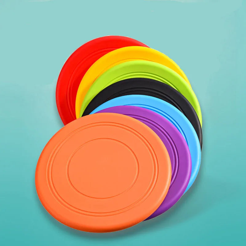 Silicone Flying Saucer Funny Dog Cat Toy Dog Game Flying Discs