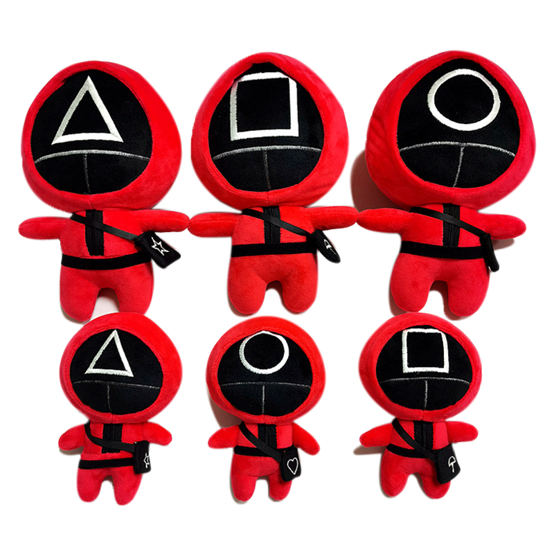 Peluche coreane a forma di calamaro